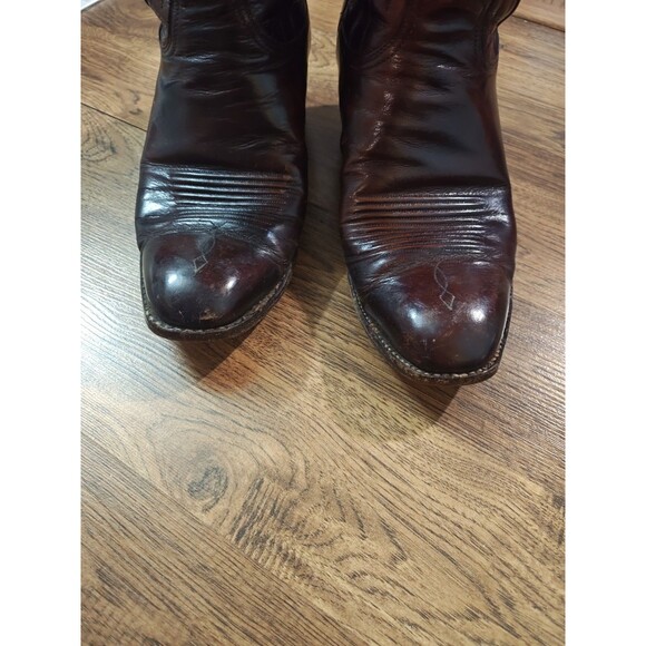Lucchese San Antonio 2083ZZ Cowboy Boots Size 8D Goatskin Leather Seville Style main image 12